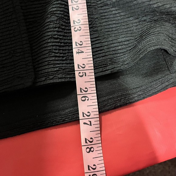 JM Collection Womens Textured Bell Sleeve Jacket Size L Black Career Workwear - Picture 9 of 9